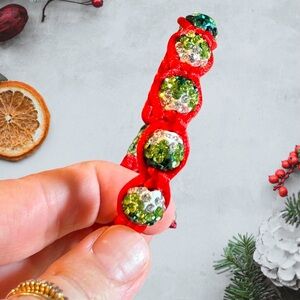 Shamballah style friendship bracelet, adjustable, Christmas Holiday, unique gift